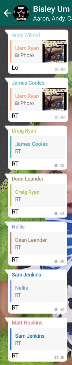 UmBongoBisley's tweet photo. Happy New Year from everyone at Bisley All Stars

Here is behind the scenes in our WhatsApp group. Fair to say we achieved a lot on the pitch and off it in 2019.

#relegation #fightforfourth #PUB https://t.co/HQpgwVlWkT