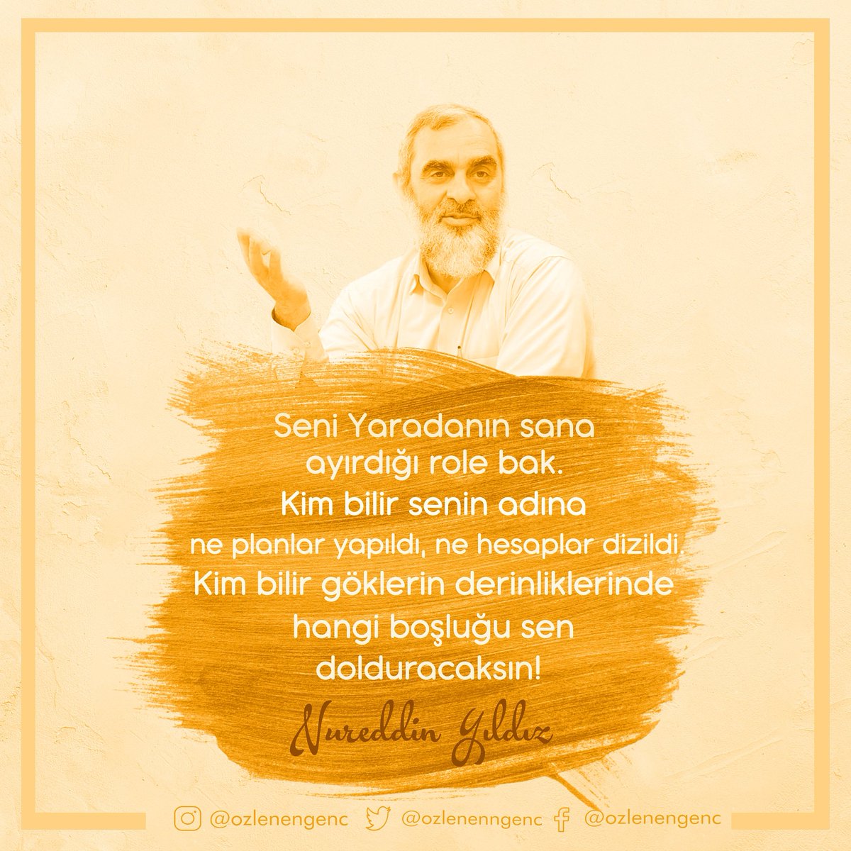 ozlenenngenc's tweet photo. #nureddinyildiz #bosluk #boslugudoldur #doldur #plan #hesap #gokler #derinlik #rol #rolun #genc #ozlenengenc https://t.co/vdCAXYgHbV