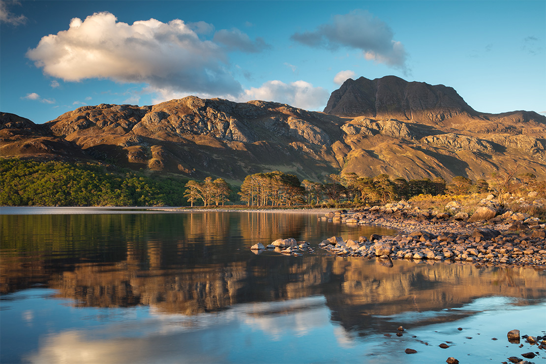Loch Maree and Slioch in Wester Ross, Scotland.