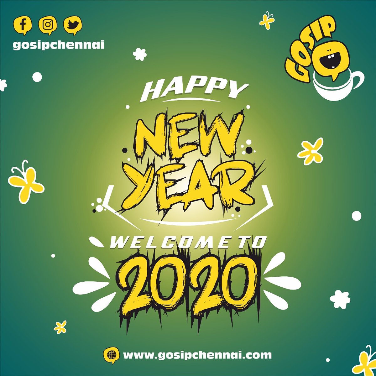 GosipChennai's tweet photo. GOSIP Wishes You All Happy New Year 20TEA☕ 20TEA☕ 

#happynewyear2020 #firstdayoftheyear #gosip #gosipchennai #driveneats #fun #family #friends #newyearcelebration #kilpauk #chennaidiaries #chennaifoodie #picoftheday #chennaifoodblogger https://t.co/lYsiJBoGGb