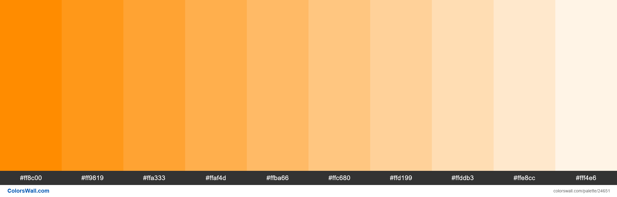 Pretty Orange color hex code is #F8A964