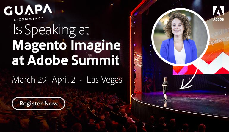 De eerste dag van het nieuwe jaar beginnen met mooi nieuws, het is fijn dat te kunnen doen. We mogen aankondigen dat <a href="/SchinkelsC/">Chantal Schinkels</a> dit jaar op @magento Imagine at <a href="/AdobeSummit/">Adobe Summit</a> mag spreken namens Guapa. #kennisdelen #magentoimagine #roadtoimagine #webuildsuccess #trots