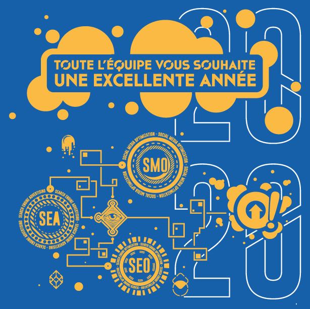 Toute l'équipe de l'agence Powertrafic vous souhaite une bonne année 2020 ✨ #happyNewYear2020
