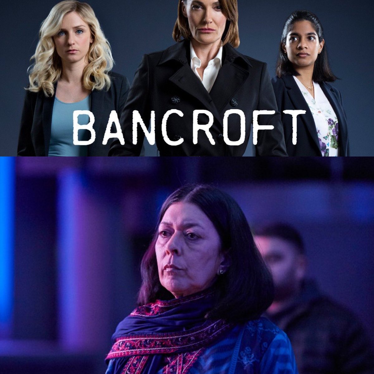MacFarlaneChard's tweet photo. Catch SHAMEEM AHMAD @Shameem13 as Naila Kamara #MrsKamara in the new series of #Bancroft starting on @ITV tonight at 9pm! #TV https://t.co/rV76YkhN6R