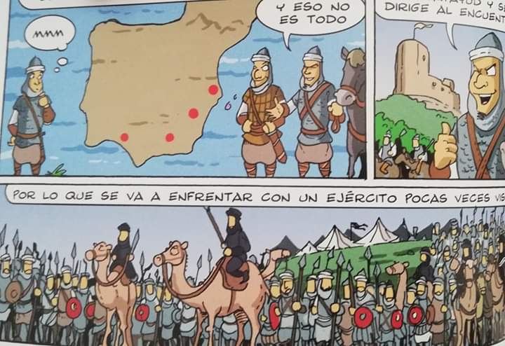 El cómic #PERACENSE no sólo se fija en el propio castillo, sino que también cuenta acontecimientos que sucedieron en su entorno. La #batalladeCutanda es uno de esos acontecimientos especiales que afectó a todos los habitantes de la zona, por lo que aparece con un papel destacado.