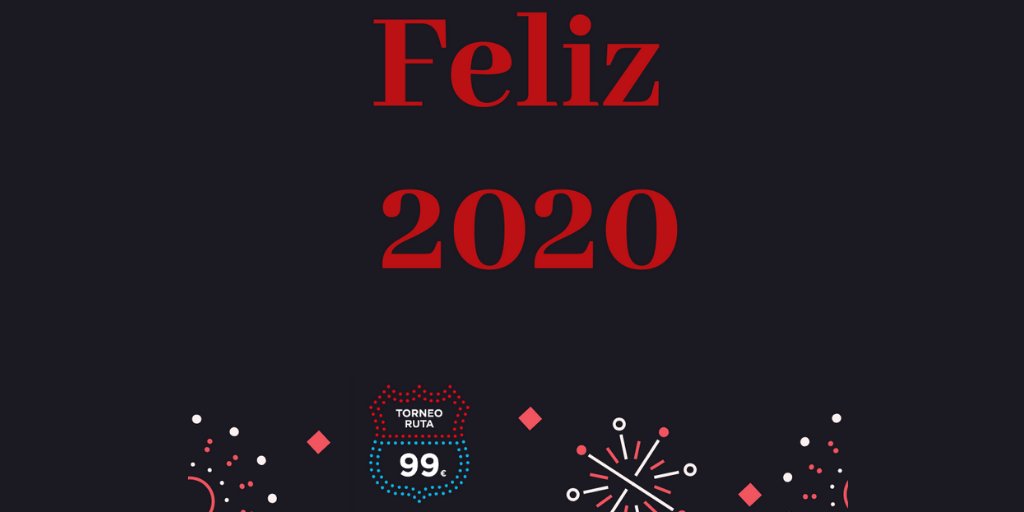 ¡Feliz año, ruteros! 🍻 ¿Cómo va esa resaca? 😵😜 De parte de todo el equipo que hace posible el torneo de #póker #Ruta99 os deseamos que tengáis un año insuperable 😎