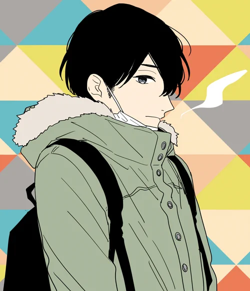 去年暇つぶしに描いてたらくがき供養。つよぽん、特に誰でもない男の子2人。 
