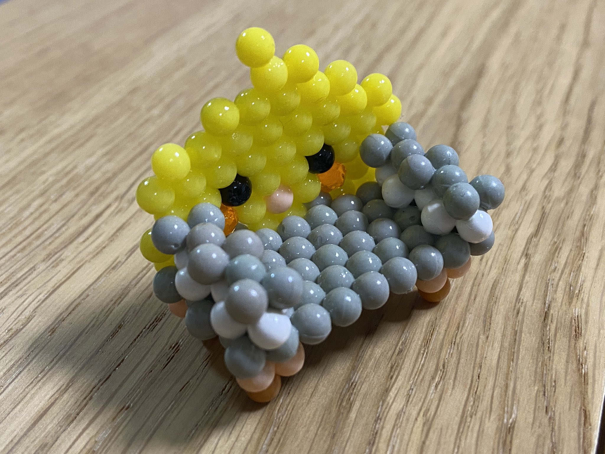 とらつぐみ ちょっと作ってみた アクアビーズ オカメインコ T Co Jjdrrtsm70 Twitter