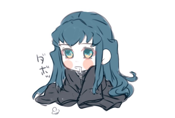 もふびいさんがTwitterに投稿した時透無一郎(鬼滅の刃)のイラスト。