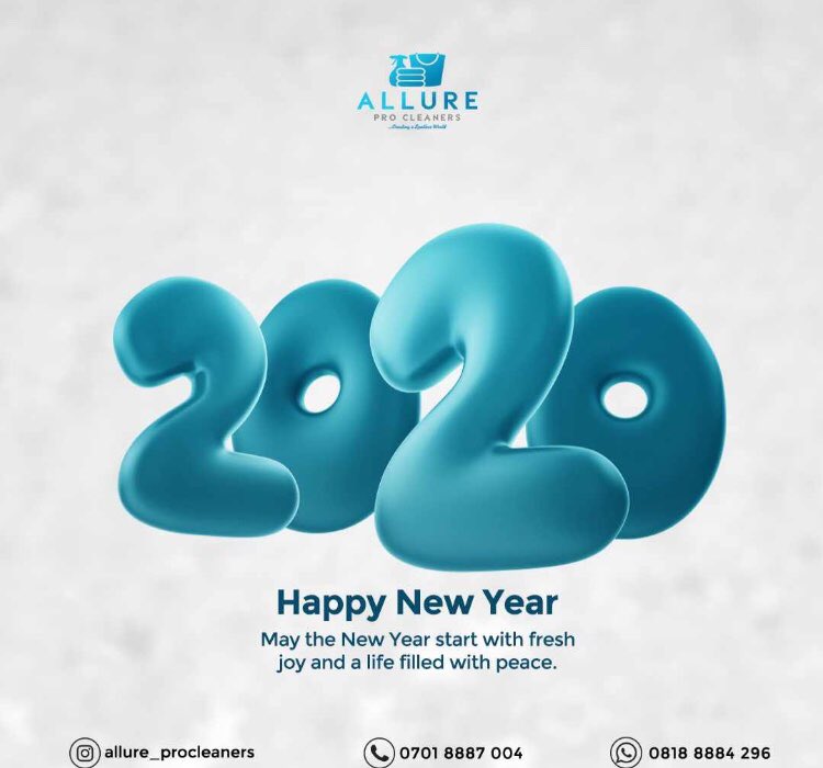 allure_pro's tweet photo. You all made 2019 awesome !! Cheers to the new year of greatness and achievements. 2020 is here and we are ready to serve #HappyNewDecade #HappyNew2020 #HappyNewMonth https://t.co/CgVCZeInay