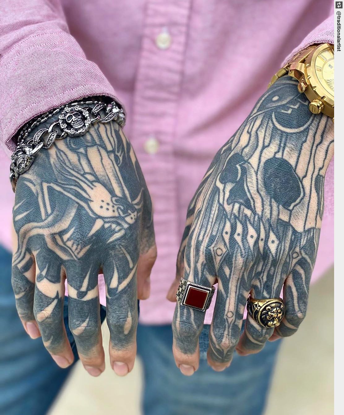 Traditional Hand tattoos by Matt Webb  Post 14506