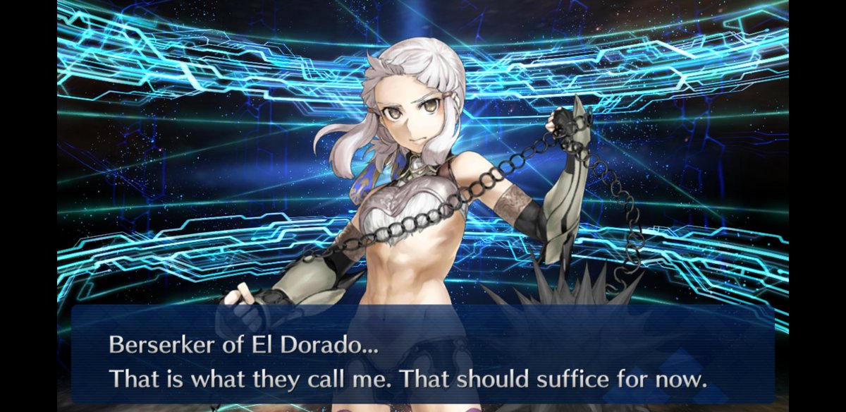 I think I am lucky in my first summon ticket roll because the Berserker of El Dorado came home!! Maybe I triggered her into coming to my Chaldea because my status in the game mentions Achilles   #shiikaplaysfgo