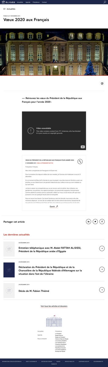 sfermigier's tweet photo. Est-ce que ça choque quelqu’un d’autre que moi que les voeux du PR soient, d’une part, hébergés par Google, et d’autre part bloqués par un algorithme de filtrage de contenu le lendemain de sa diffusion ? https://t.co/0L46ujiJ1v