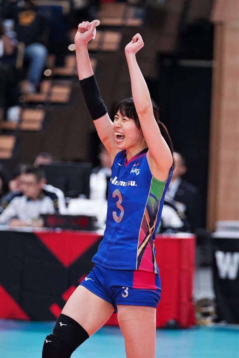 てつ 新鍋理沙 選手 Risashinnabe 久光製薬スプリングス Volleyball Vリーグ Vリーグはバレーだよ 19 12 15 みとアリーナ