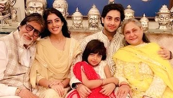 Bollywood celebrities celebrated New Year on Wednesday
They wished their fans on social media
Big B posted a throwback pic with his family members.
<a href="/SrBachchan/">Amitabh Bachchan</a>