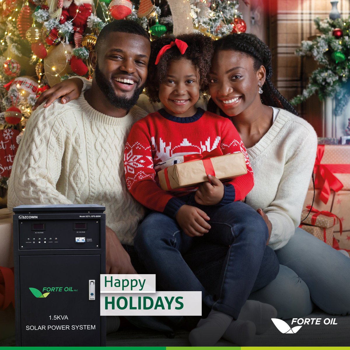 ardovaplc's tweet photo. Enjoying uninterrupted family time with your loved ones makes the best holidays.
Start your solar journey with us this new year!
#FOSolar #ForteOil https://t.co/3zTtbjkHsV