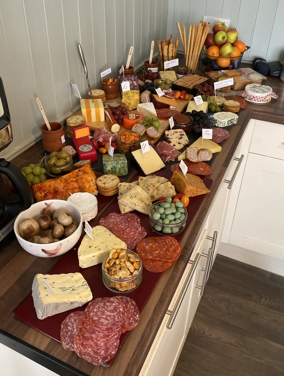 I have done the cheeseboard. I do not eat cheese really, so I just went with one of everything...