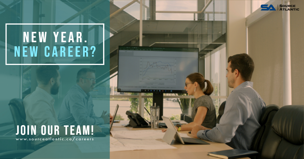 SourceAtlantic's tweet image. New year. New Career? Come join our team! Check out all our open positions by visiting our careers page. sourceatlantic.ca/careers