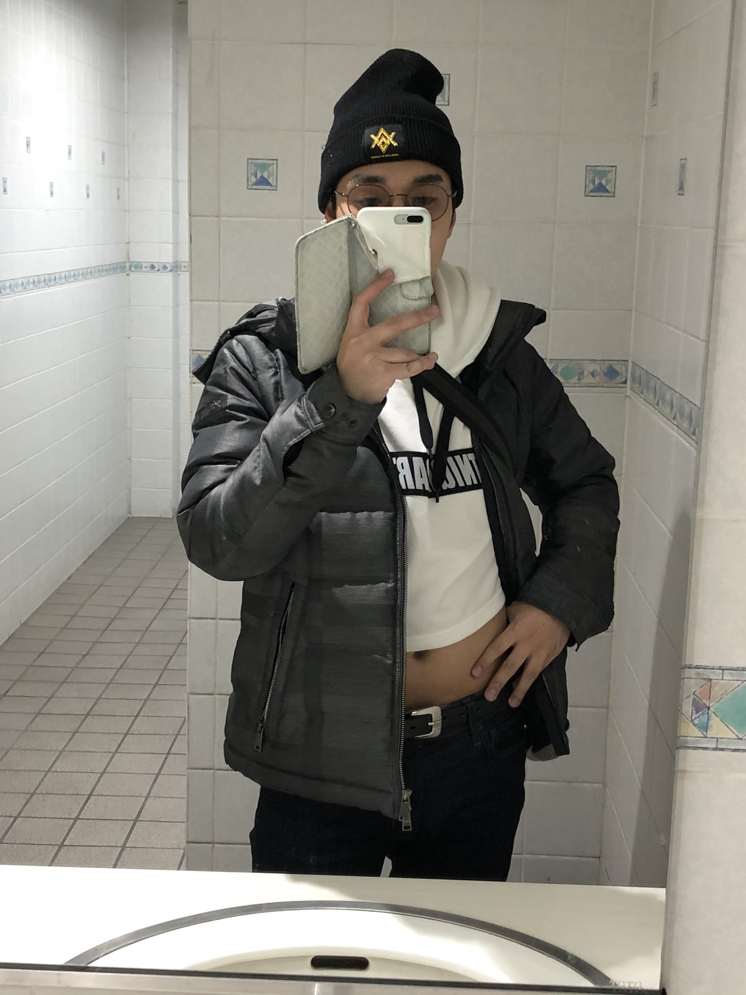 Portraitandfashionlover 新年初のへそだしコーデ 憧れの冬コーデ Wegoの人達本当に優しすぎて神です Wego 大須 へそだし へそだしコーデ へそだし男子 T Co Bjilt5m0jf Twitter