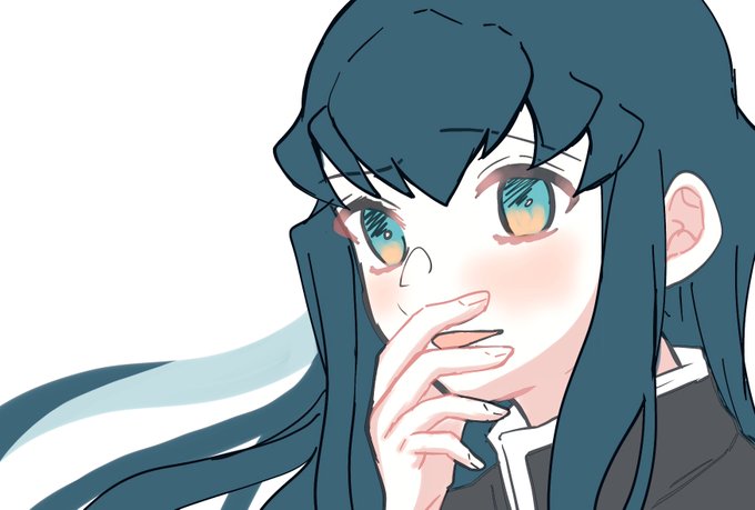 もふびいさんがTwitterに投稿した時透無一郎(鬼滅の刃)のイラスト。