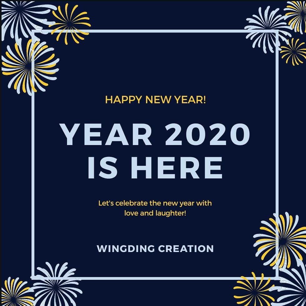 Teamwingding's tweet photo. Happy New Year #2020NewYear #Welcome2020 #NewYearsEve #HappyNewYear #2020YearOfMillionSmiles
#wingding #mayinks https://t.co/b8NuZQCo91