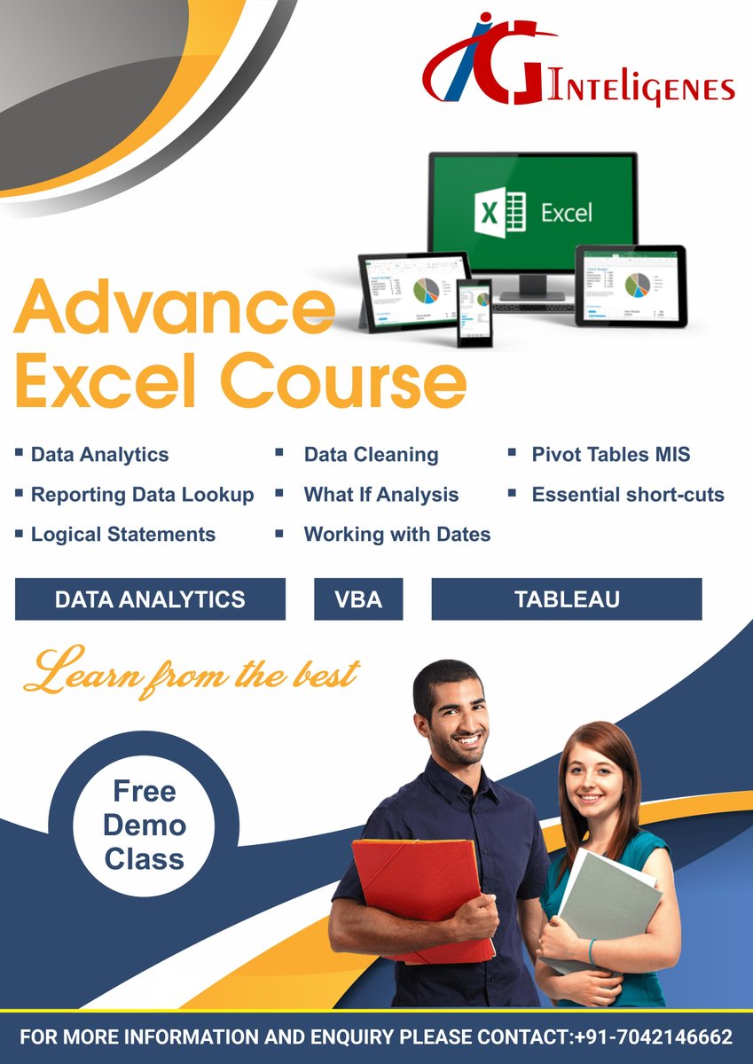 inteligeneit's tweet photo. InteliGenes Technologies is engaged in offering the best solutions and #VBA training in Delhi NCR, India.  #VBA Macros training in Delhi helps people to develop user-friendly applications

Call us at +91-8826571407 / 7042146662

Website: https://t.co/ig9dFvYTsY https://t.co/1Onw7OUY7S