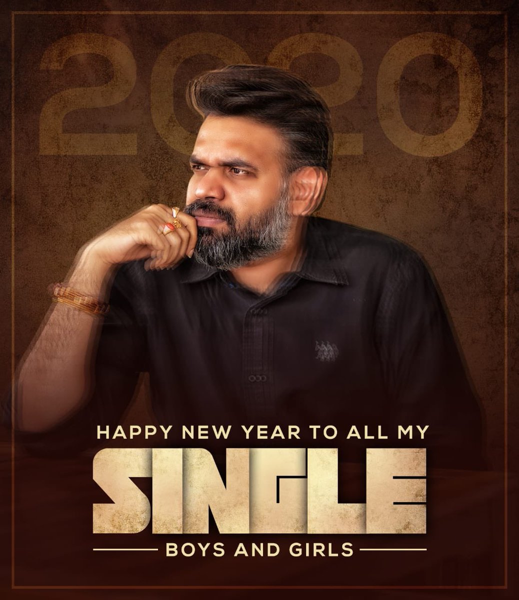 Premgiamaren's tweet photo. Happy 2020 Be Happy 🕺 https://t.co/9JHZT7dwZi
