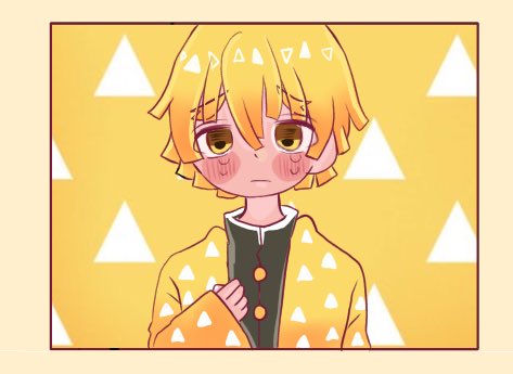 💛ゆにた💛さんがTwitterに投稿した我妻善逸(鬼滅の刃)のイラスト。