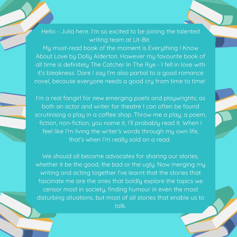 litbitblog's tweet photo. FINAL REVEAL for now 😏

Introducing J. Bentley

Don’t fear, we’ve got PLENTY of writers to reveal this year, so keep an eye out for batch 2! https://t.co/rs9EZciEw1