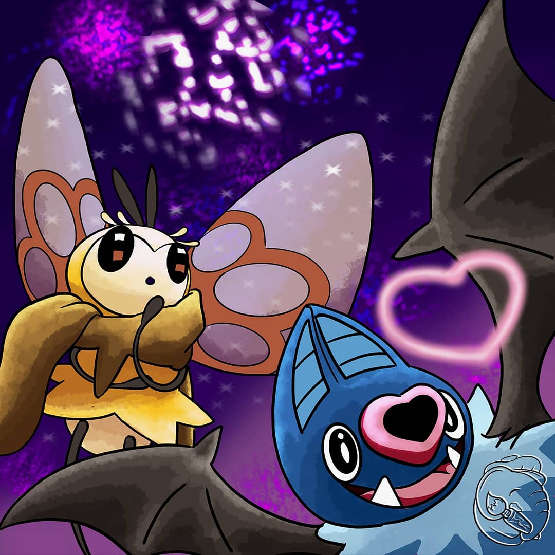 BunteJenny's tweet photo. I wish you all the best for 2020! ✨
Happy New Year 2020 to all of you! - #newyear #fanart #pokemon #newyear2020 #ribombee #pokemonsword #pokemonshield #happyholidays #happynewyear #happynewyear2020 #digitalart #celebration #fireworks #gamefreak #2020art https://t.co/3ZsgoPiTxB