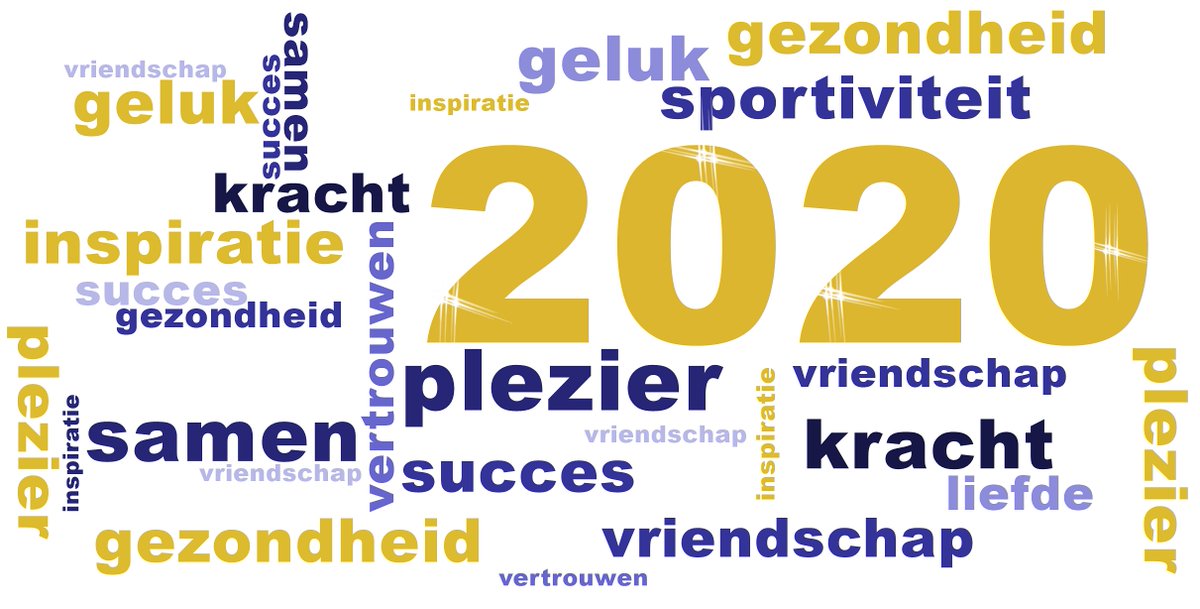 BCtSlot's tweet photo. Badmintonclub 't Slot wenst iedereen een heel goed, gezond en geslaagd 2020! https://t.co/PNcgwMtuYp