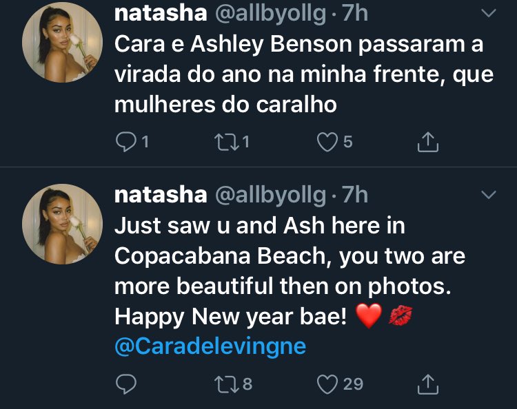 cashleysac's tweet photo. Relato de uma fã que viu Cara e Ashley ontem em Copacabana https://t.co/EQfUXaWqIW