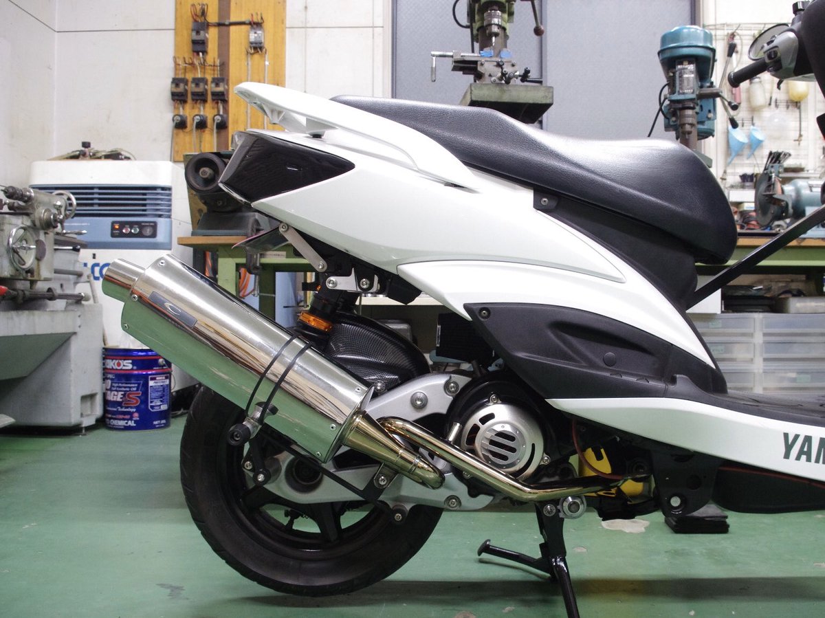 エンジンハンガー製作 #シグナスX #SE44J #Before_15cm #After_5cm