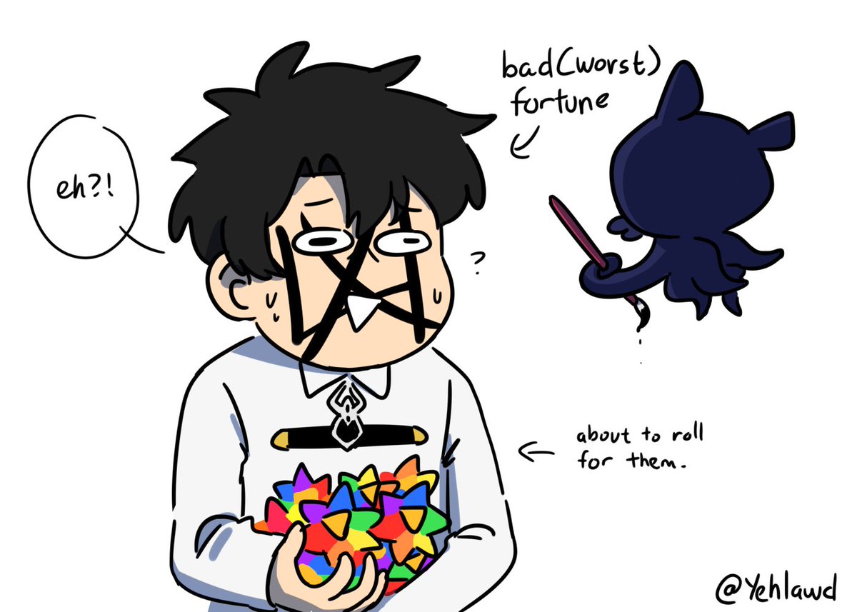 Omikuji with Hokusai #FGO #FateGO #FateGOUSA 