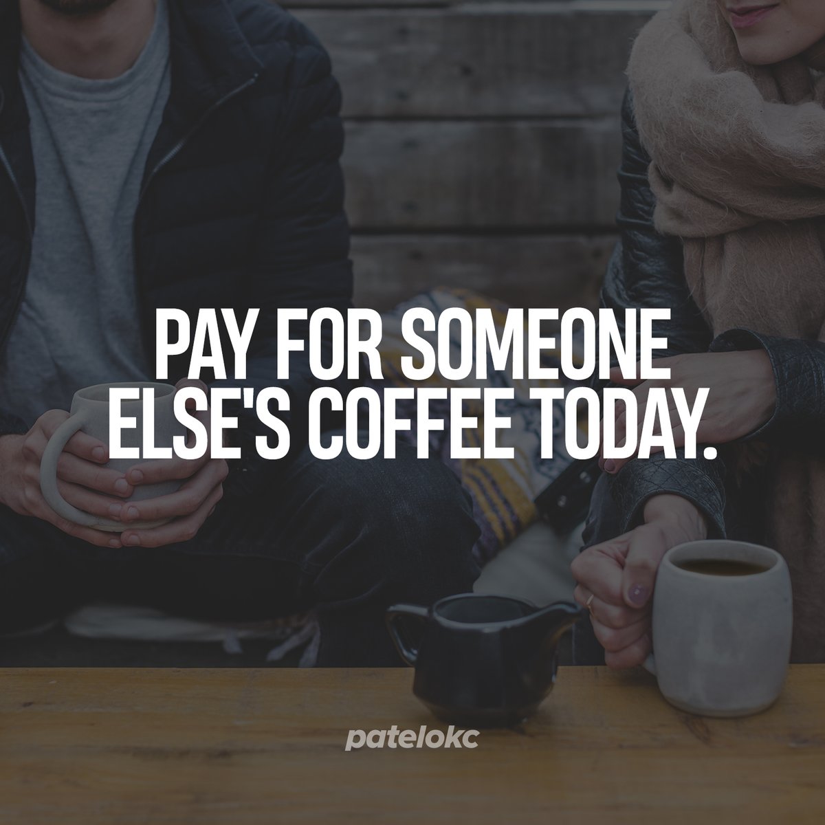 Ppatelokc's tweet photo. It's a new year and let's start with some great karma! https://t.co/hSEyvs7c87