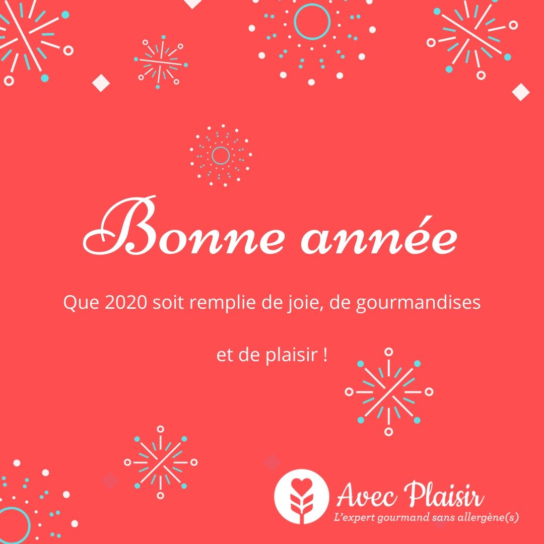 avec_plaisirs's tweet photo. Toute l'équipe vous souhaite une excellente nouvelle année ! 🥳🤩

#happynewyear2020 #bonneannee #avecplaisir #allergies #sansgluten #glutenfree #foodtech #lyonfrenchtech #mangerautrement #mangersansgluten #FoodService https://t.co/PaipWppYMo