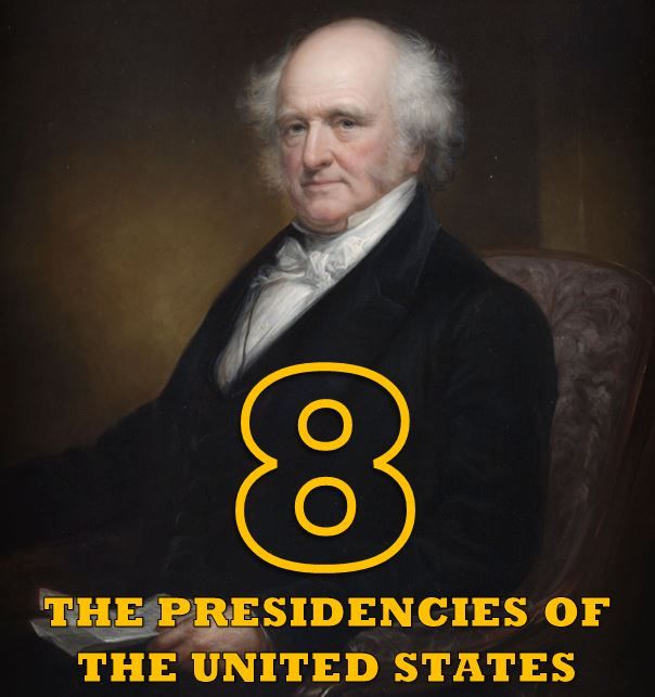 presidencies89's tweet photo. On the eighth day of Christmas, my true love gave to me…eight tails a-bucking! #POTUS8 #MVB #VanBuren #TwelveDaysofPresidencies https://t.co/tgINksTVBo https://t.co/GZsOdfm0b4