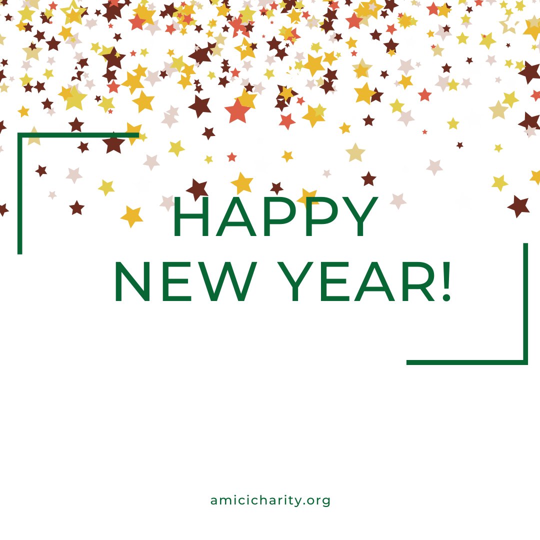Amici_Charity's tweet photo. Happy New Year from all of us at Amici! 

Thank you all for an incredible 2019. We cannot wait to see what`s in store for the new decade! https://t.co/NDxAiYZG68