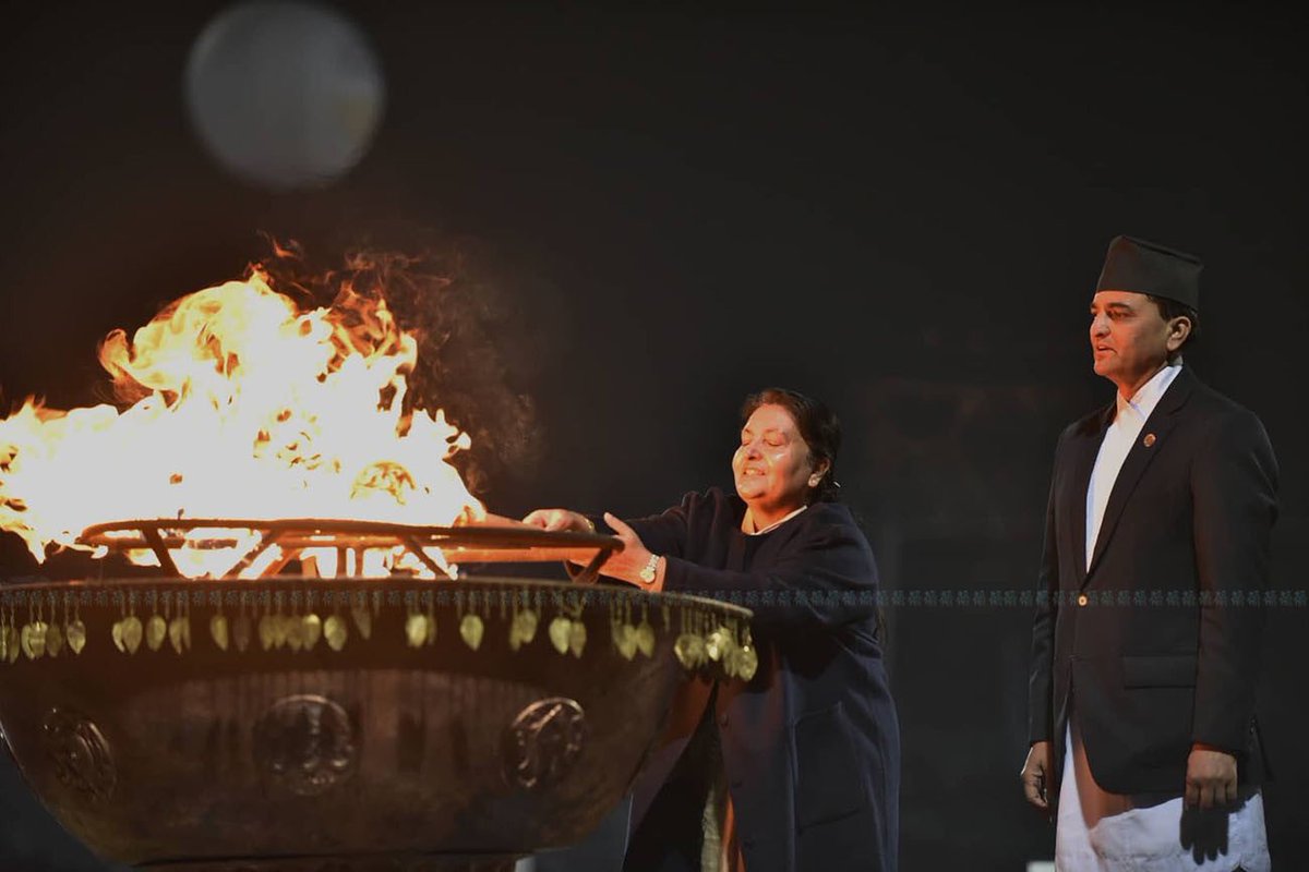 Visit Nepal Year 2020 formally kicks off with the lamp illuminated by Rt. Hon. President Bidhya Devi Bhandari.