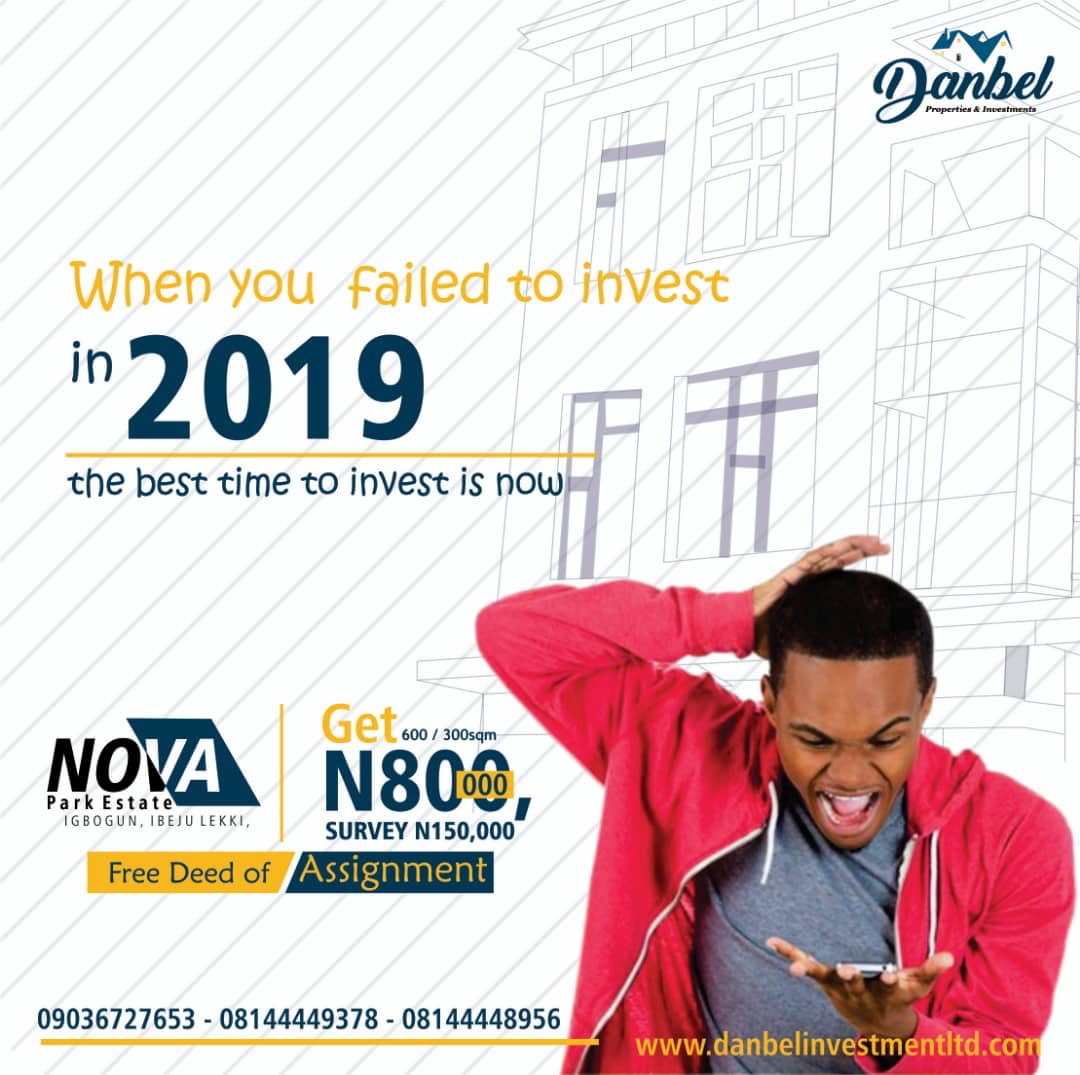 danbelproperty's tweet photo. HAPPY NEW YEAR!
Our promo is still on,take advantage of it now!
Think Investment Think Realestate!
Website: https://t.co/yTOJBKaewn
Info@danbelinvestmentltd.com
#DanbelProperties #NovaPark #Danbel #ThinkTheFuture #ibejulekki #RealEstate #InvestNow #ThinkRealEstate https://t.co/1sv40gvNoT