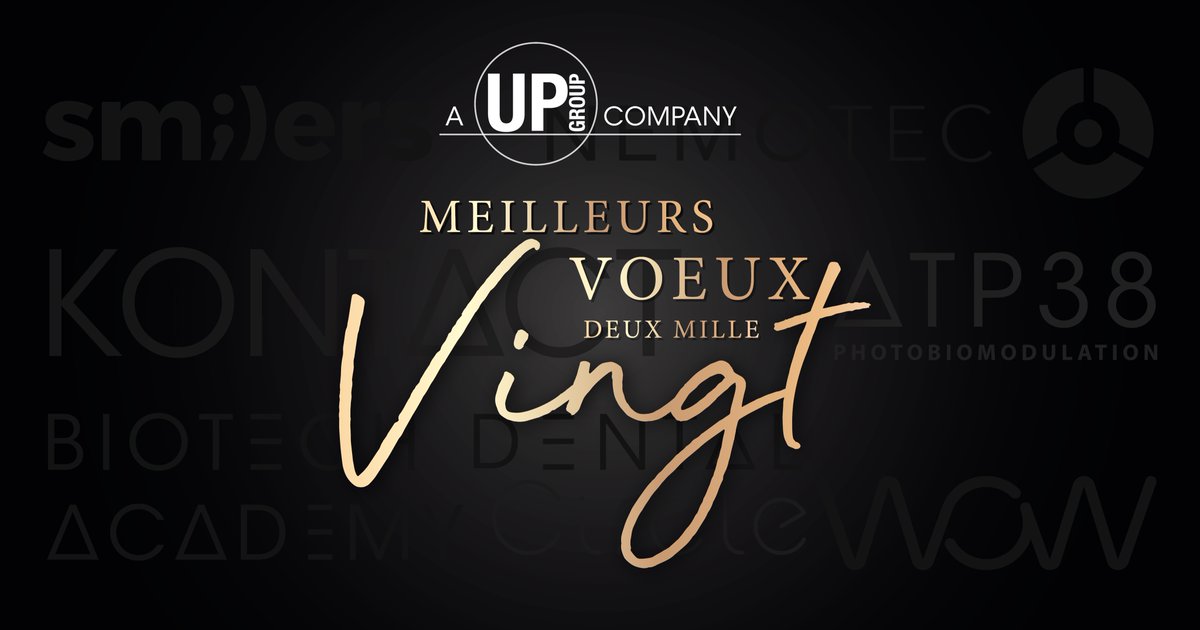 Le groupe Upperside vous présente ses meilleurs vœux 2020 ! ✨