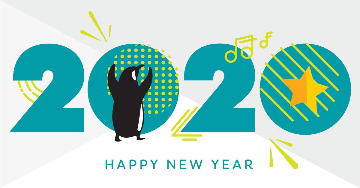 VCGAgency's tweet photo. Happy New Year! 🎉 Here’s to 2020 and making the impossible possible 🐧 #MakingPenguinsFly https://t.co/CzGyHi0m3T