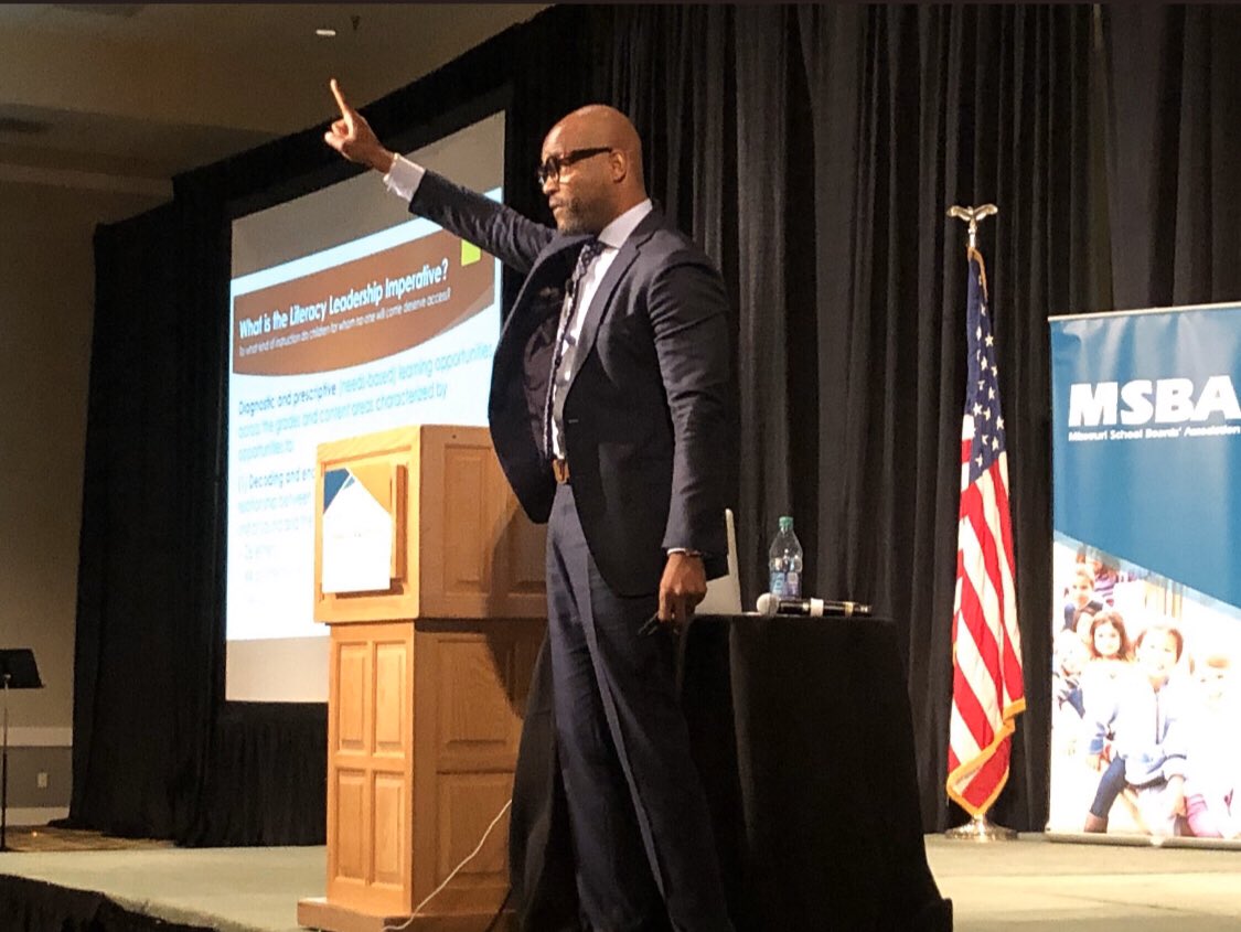 DonyallD's tweet photo. There is one thing of which I am certain. — If we give children access to quality, instruction, they will both meet and exceed expectations ‼️‼️‼️@DonyallD #educationalepiphany2020 https://t.co/ddKhWej5H4