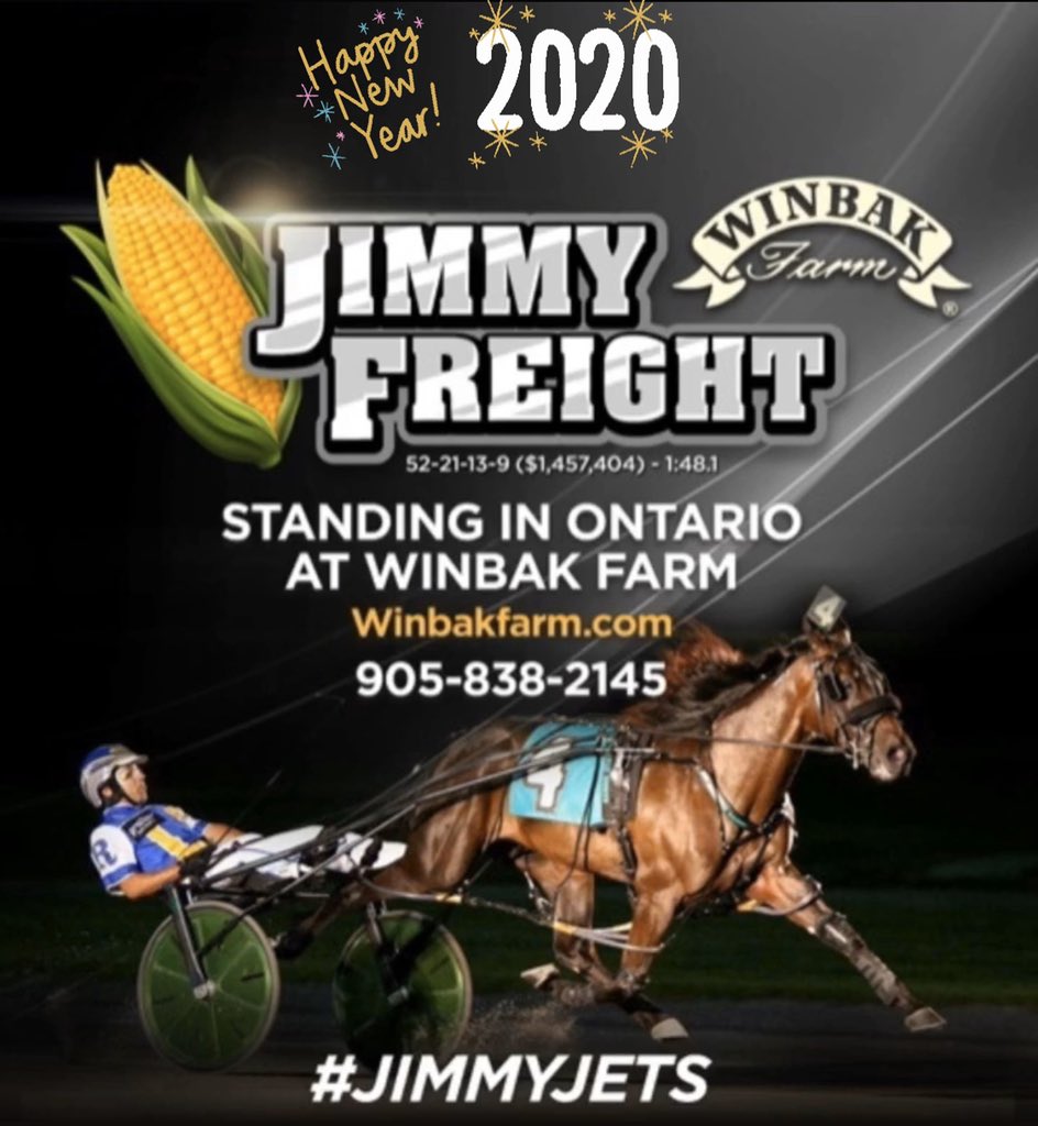RETWEET + LIKE today (January 1st, 2020) and we will draw for a Special JIMMY FREIGHT Prize Package. 👇👇

Happy New Year! >> Jimmy Freight would like to wish everyone a Happy New Year, and his equine friends a successful 2020.