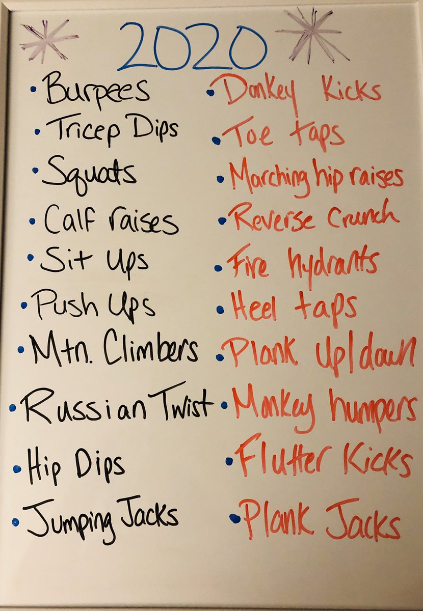 nisemarsh's tweet photo. 5 PAX came out to start 2020 off strong with 20 reps of 20 exercises and crushed it! @FiaProwl @FiALexSC #FiACounts #bettertogether #happynewyear2020 https://t.co/jNy9X74afb