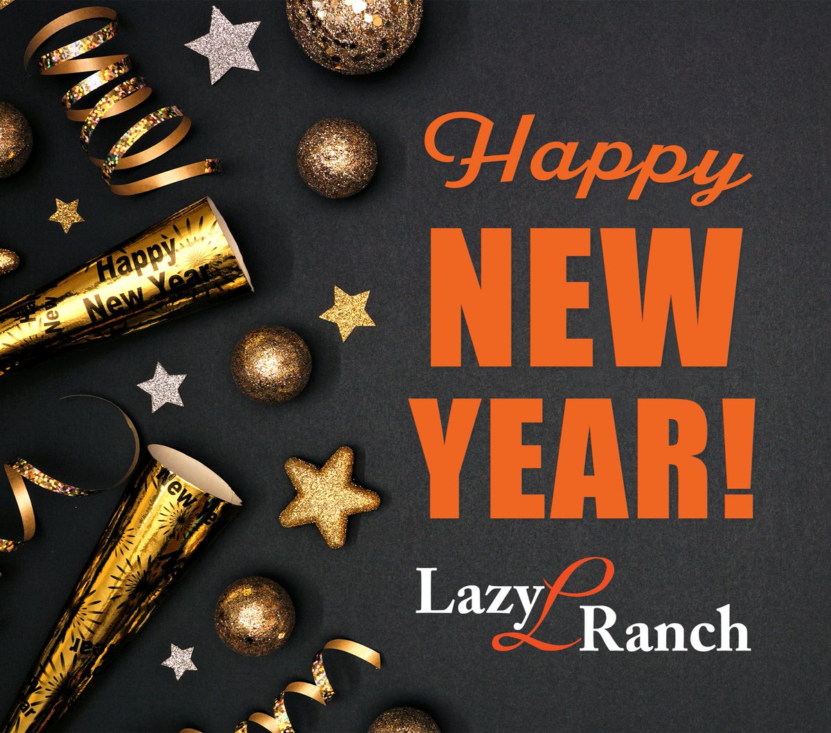 Happy New Year from your friends here at Lazy L Ranch!