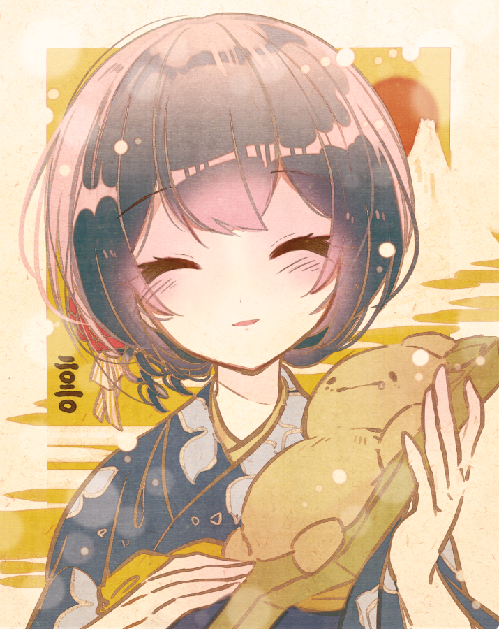杜野凛世 「あけおめ凛世!今年もよろしくお願いします! 」|稲田🌾🌾🌾のイラスト