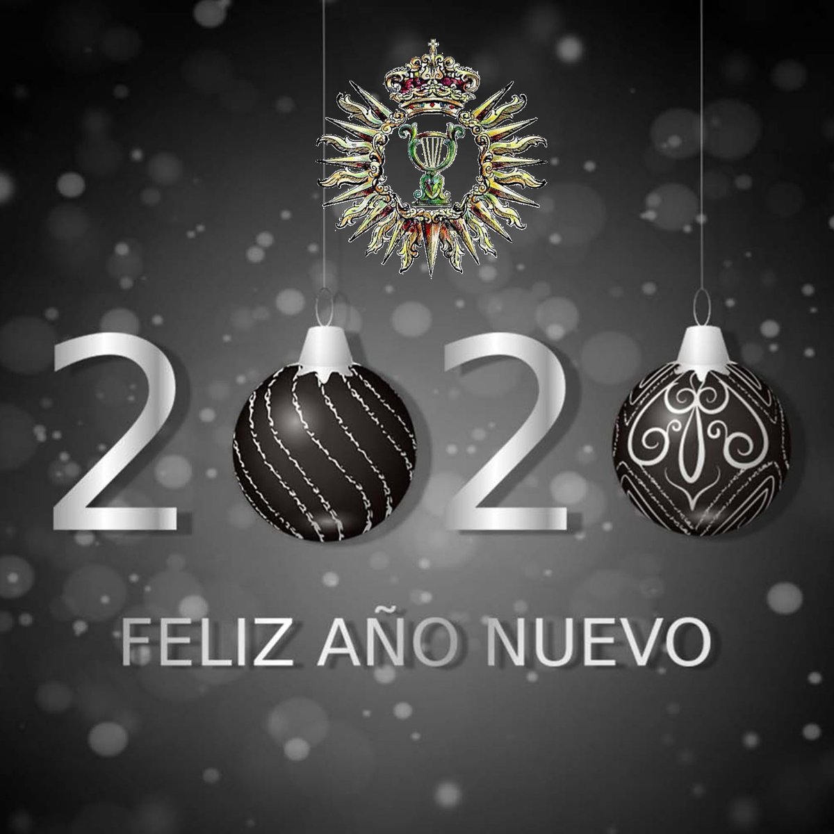 bmliceosevilla's tweet photo. ¡Feliz año nuevo a todos nuestros seguidores!

 Que el 2020 venga cargado de ilusión pero sobre todo de mucha música.

#MusicaSol 
#SiguelAlSol https://t.co/PStZ3NFPy4