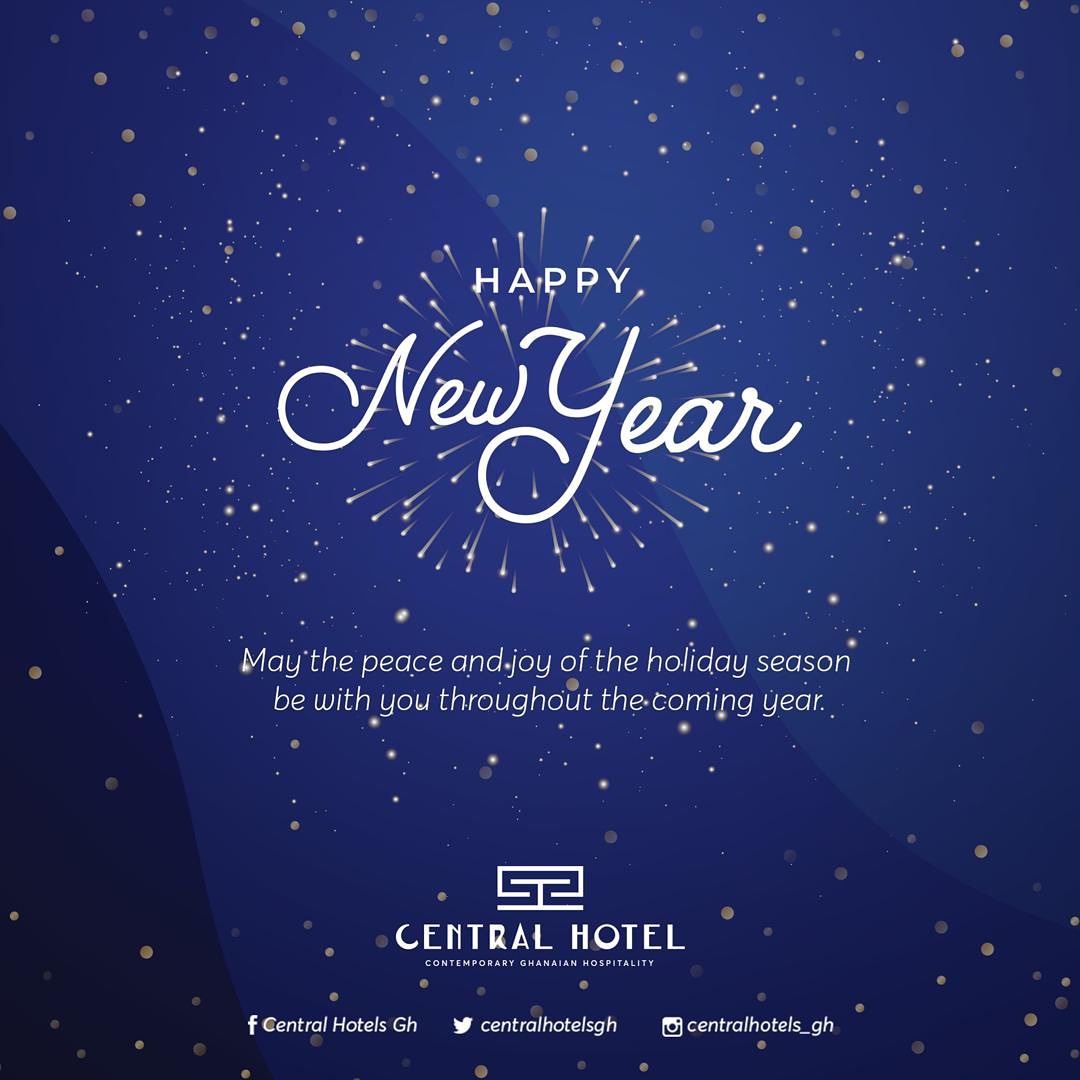 CentralhotelsGh's tweet photo. “It is a pleasure doing business with you, thank you for all the trust and work on us, we are looking forward to a new year filled with plenty of work and opportunities from you, once again wishing you a Happy and Prosperous New year!”
#centralhotelsgh #NewYear #happynewyear2020 https://t.co/qCvS6NHoG6