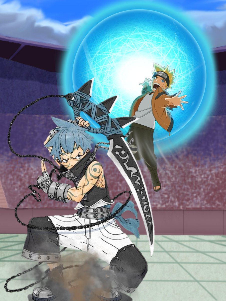 Blackstar vs Boruto (Soul Eater vs Naruto Next Generation) first suggestion  of the year! It would be very dope to see this two throw down! @DEATHBATTLE  #deathbattle #deathbattlecast #team7 #BORUTO #NARUTO #Souleater #, image size:902x1200